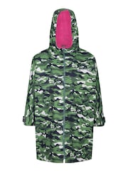 Regatta Green Junior Waterproof Fleece Lined Changing Robe - Image 8 of 11
