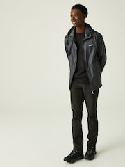 Regatta Grey Mens Waterproof Pack It Jacket III - Image 3 of 9