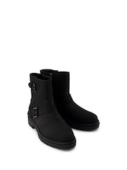 TOMS Water Resistant Ionie Motto Biker Boots - Image 2 of 5