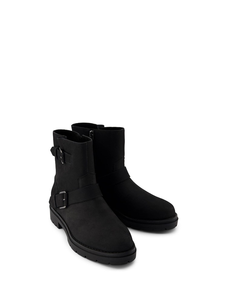 TOMS Water Resistant Ionie Motto Biker Boots - Image 2 of 5