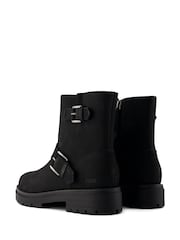 TOMS Water Resistant Ionie Motto Biker Boots - Image 3 of 5