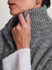 Monsoon Zia Fair Isle Poncho - Image 4 of 5
