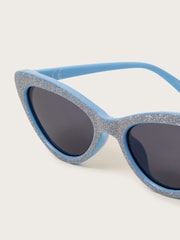 Monsoon Glitzernde Cateye-Sonnenbrille mit Etui - Bild 2 von 2