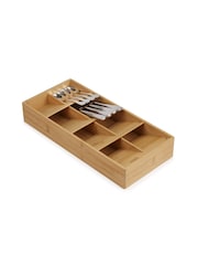 Joseph Joseph Bamboo DrawerStore Bamboo Large Compact Cutlery Organiser - Image 4 of 4