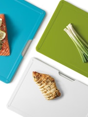 Joseph Joseph 3 Piece Multicolour Large Under-Shelf Chopping Board Set - Image 5 of 5