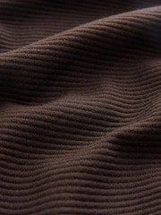 Baker by Ted Baker Brown Oversized Textured Hoodie - Image 7 of 7