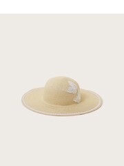 Monsoon Natural Butterfly Floppy Hat - Image 1 of 2