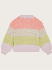 Monsoon Purple Heart Stripe Cardigan - Image 2 of 3