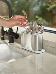 Joseph Joseph Light Stone Surface Stainless-Steel Cutlery Drainer - Image 1 of 4