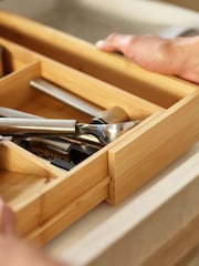 Joseph Joseph Bamboo Expandable Cutlery Utensil and Gadgets Organiser - Image 2 of 4