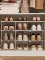 Joseph Joseph Ecru Level Plus Adjustable Shoe Rack - Image 3 of 3