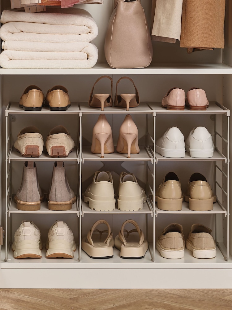 Joseph Joseph Ecru Level Plus Adjustable Shoe Rack - Image 3 of 3
