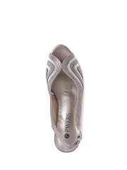 Pavers Natural Pavers Black Slingback Evening Heels - Image 4 of 5