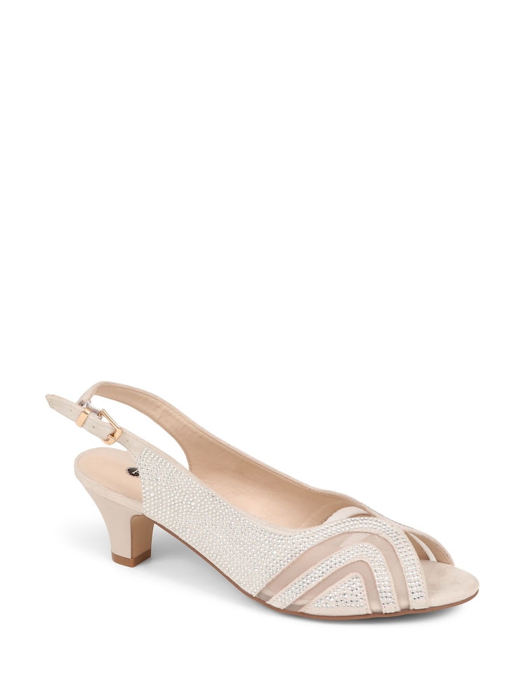 Nude - Pavers Evening Absatzschuhe mit Fersenriemen, Schwarz - Bild 2 von 5 Nude - Pavers Evening Absatzschuhe mit Fersenriemen, Schwarz - Bild 2 von 5