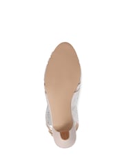 Pavers Nude Pavers Black Slingback Evening Heels - Image 4 of 5