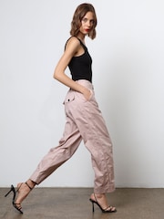 Religion Nude Wide Lege Cargo Trousers in Soft Cotton - Image 2 of 5