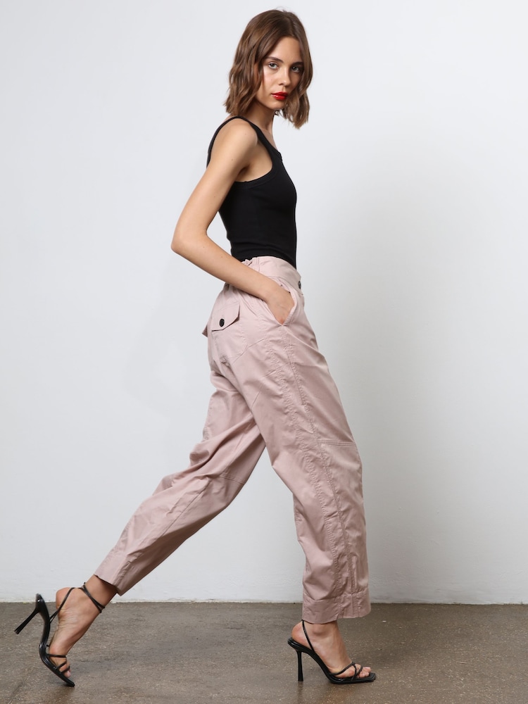 Religion Nude Wide Lege Cargo Trousers in Soft Cotton - Image 2 of 5