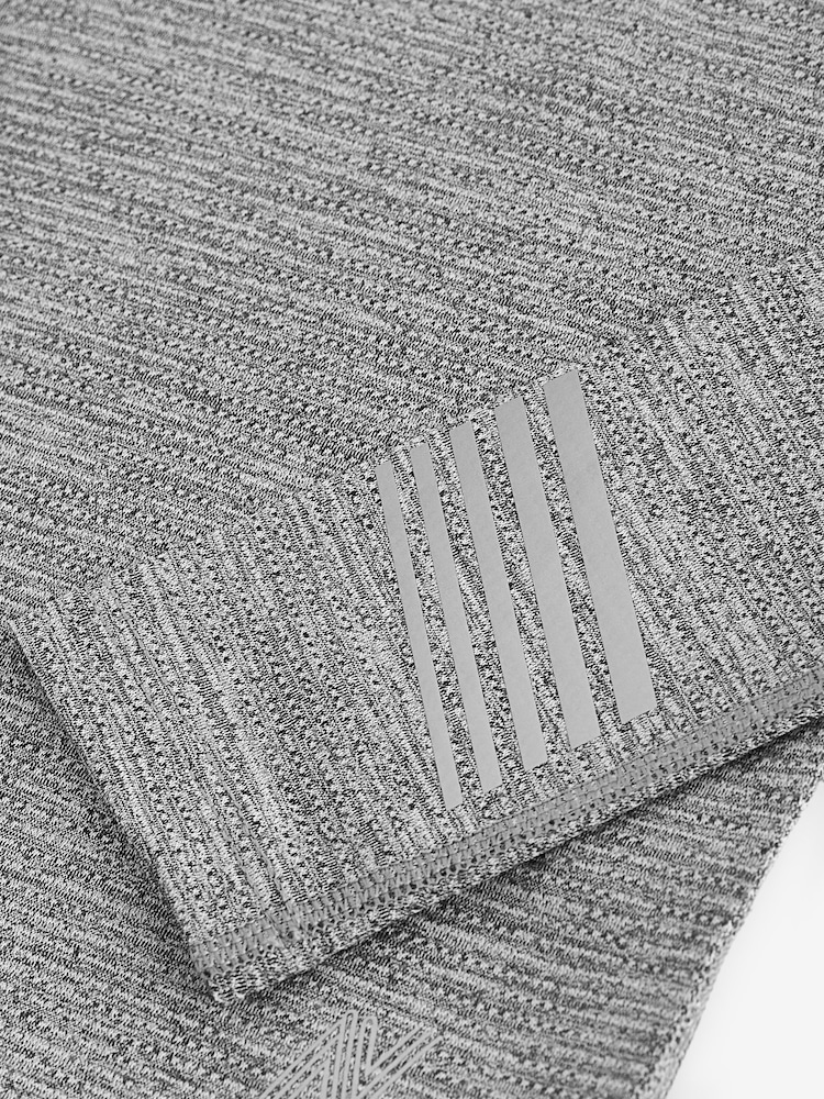 Grey Textured Long Sleeve Base Layer Top (3-16yrs) - Image 3 of 3