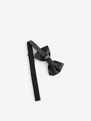 Black Bow Tie Pocket Square And Cufflinks Gift Box Set - Image 8 of 8