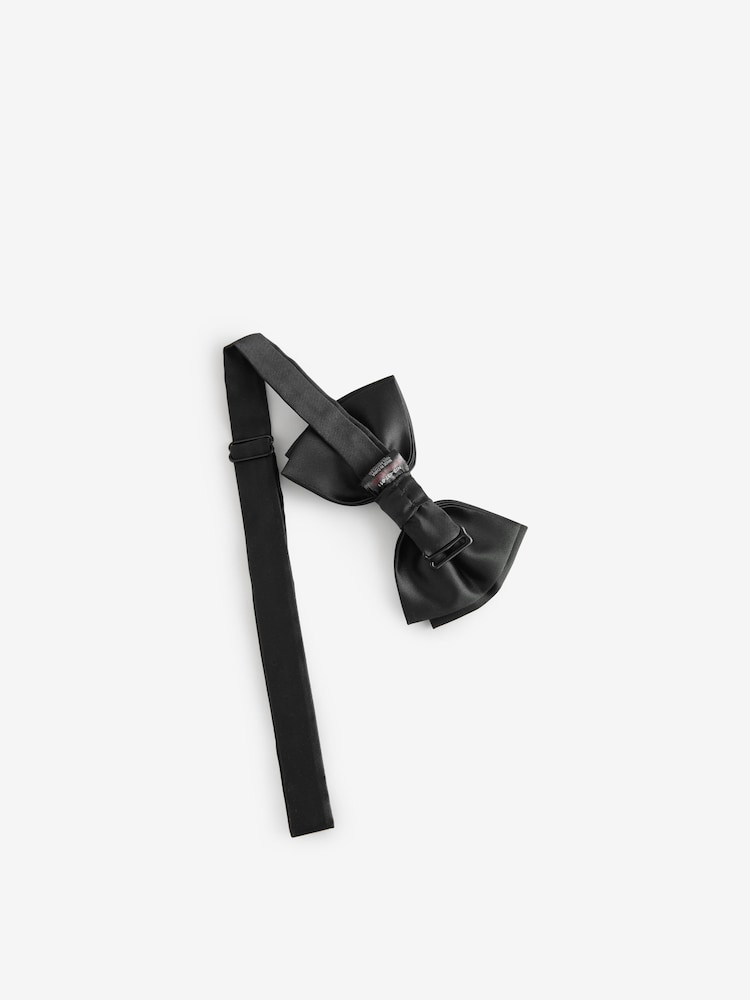 Negro - Set de regalo de pajarita, pañuelo de bolsillo y gemelos - Imagen 8 de 8 Negro - Set de regalo de pajarita, pañuelo de bolsillo y gemelos - Imagen 8 de 8