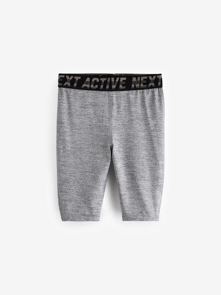 Grey Textured Base Layer Shorts (3-16yrs) - Image 1 of 3