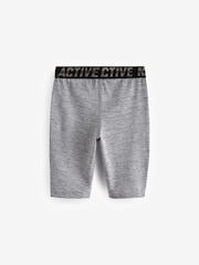 Grey Textured Base Layer Shorts (3-16yrs) - Image 2 of 3