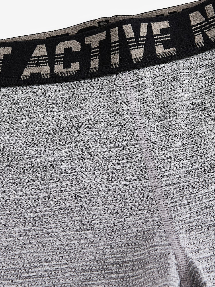 Grey Textured Base Layer Shorts (3-16yrs) - Image 3 of 3