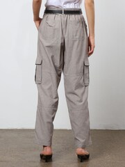 Religion Natural Linen Mix Cargo Utility Trousers - Image 2 of 7