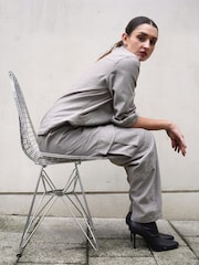 Religion Natural Linen Mix Cargo Utility Trousers - Image 5 of 7