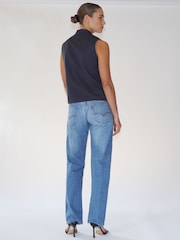 Religion Grey Pinstriped Sharp Waistcoat - Image 6 of 6