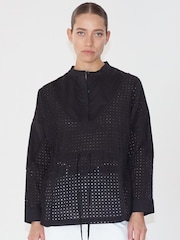 Religion Black Loose Fitting Shirt With Drawstring Waist - Image 1 of 6