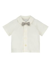 Emile Et Rose Natural 100% Cotton Shirt, Waistcoat and Short 3 Piece Set - Image 4 of 5