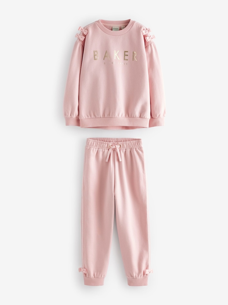 Baker by Ted Baker Bow Sweater and Joggers Set - Image 1 of 7