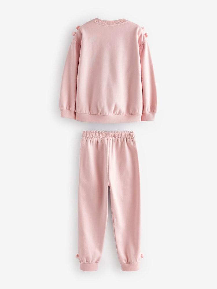 Baker by Ted Baker Bow Sweater and Joggers Set - Image 2 of 7