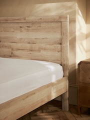 Light Oak Effect Bronx Wooden Bed Frame - Image 5 of 6