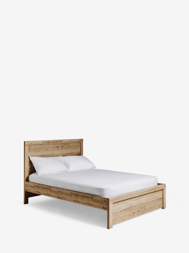 Light Oak Effect Bronx Wooden Bed Frame - Image 8 of 8