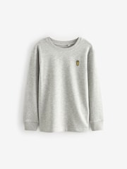 зелений/Grey/екрю/синій - Затишні футболки з довгим рукавом 4 Pack (3-16роки) - Image 3 of 8