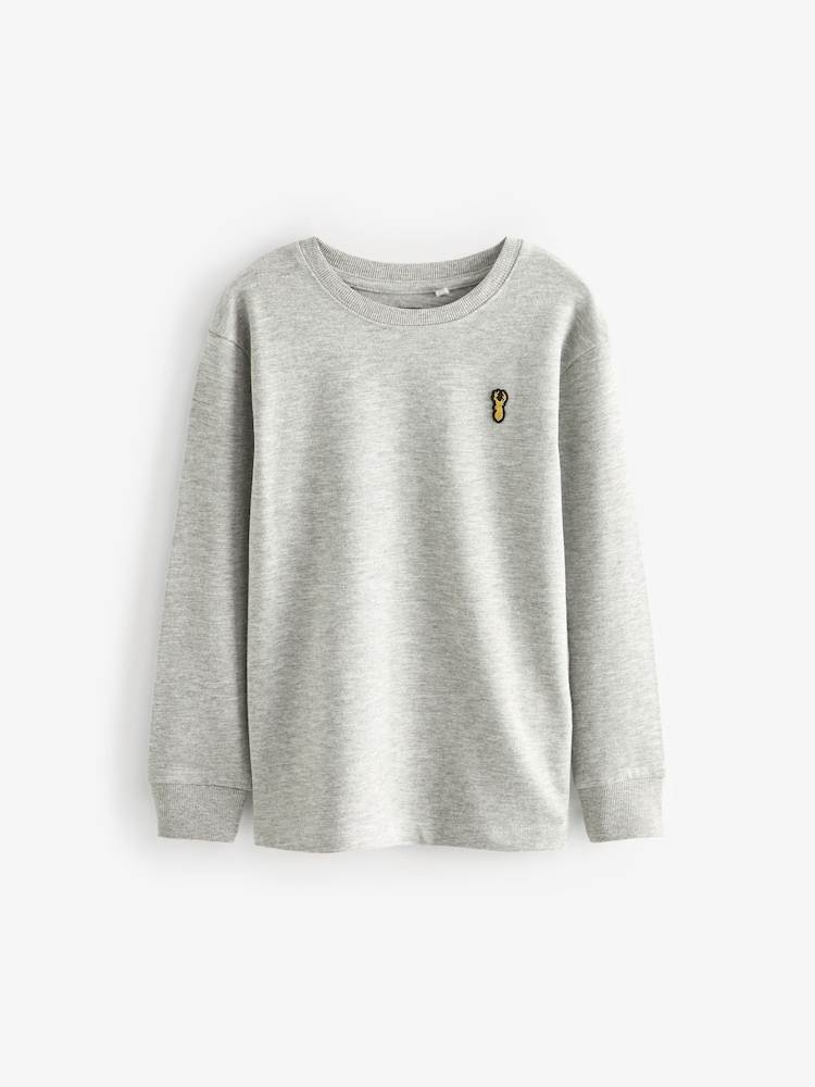 зелений/Grey/екрю/синій - Затишні футболки з довгим рукавом 4 Pack (3-16роки) - Image 3 of 8