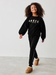 Baker by Ted Baker 100% Cotton Bow Sweater & Joggers Set - Image 1 of 16
