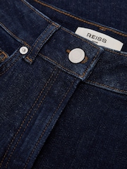 Reiss Dark Blue Isabel Slim-Leg Mid-Rise Jeans - Image 7 of 7