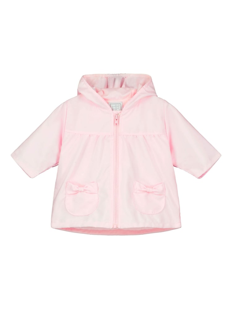 Emile et Rose Pink Jacket with back emb bunny & bow pockets - Image 3 of 3