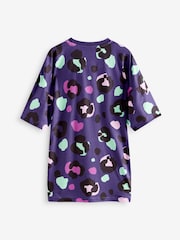 Pink/Navy Blue Animal Nighties 2 Pack (3-16yrs) - Image 6 of 8