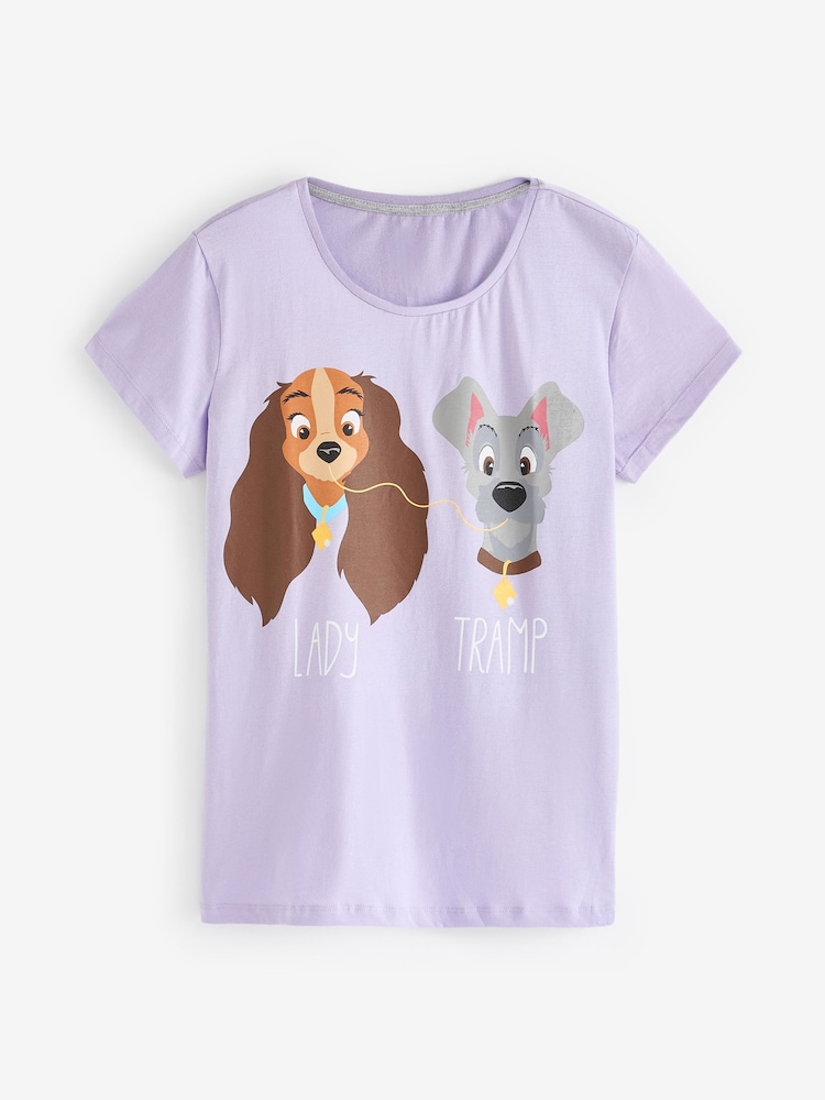 Character Lady and the Tramp Purple Chrome Pyjamas - Image 3 of 6
