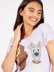 Character Lady and the Tramp Purple Chrome Pyjamas - Image 6 of 6