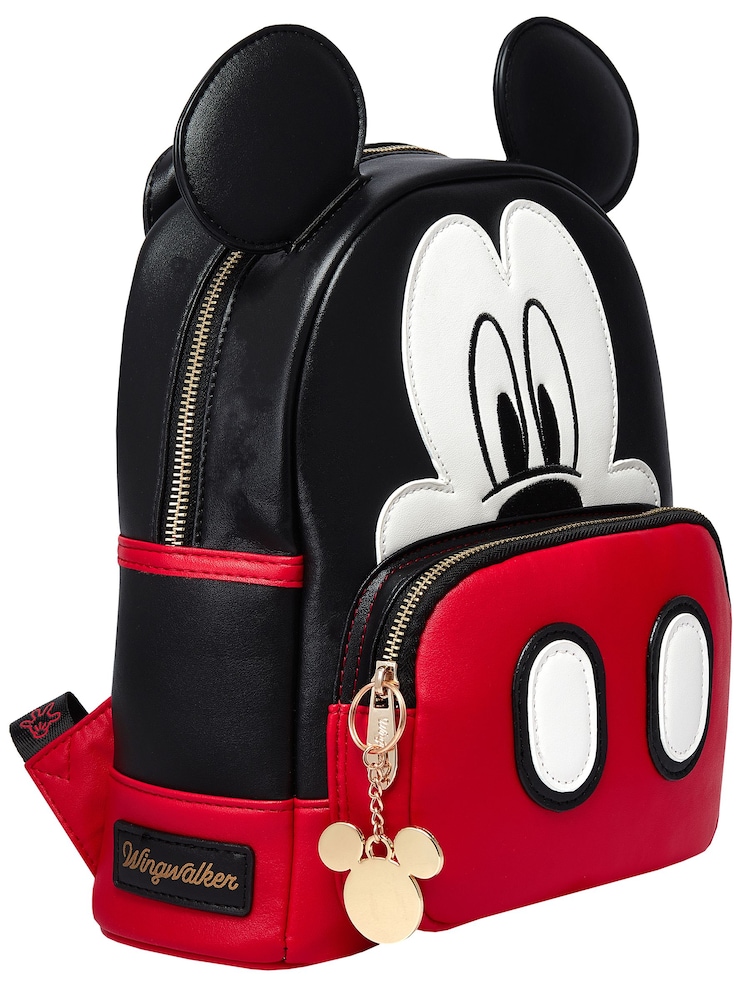 Character Black Chrome Ladies Wingwalker Minnie Mouse Backpack - Image 2 of 6