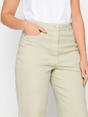 Long Tall Sally Cream Tall Mom Jeans - Image 4 of 4