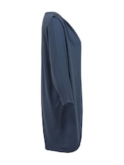 Celtic & Co.. modra Organic Cotton Slub Jersey pletena jopa - Slika 4 iz 6