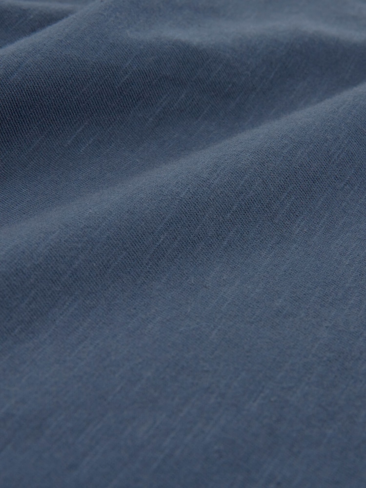 Celtic & Co.. modra Organic Cotton Slub Jersey pletena jopa - Slika 6 iz 6