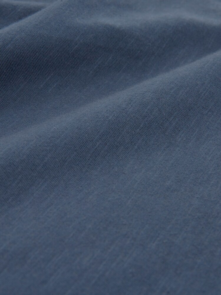 Celtic & Co. Blue Organic Cotton Slub Jersey Cardigan - Image 6 of 6 Celtic & Co. Blue Organic Cotton Slub Jersey Cardigan - Image 6 of 6