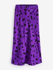 Dancing Leopard Renzo Satin Midi Skirt - Image 5 of 5